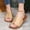 Khaki, variant on Gspmoly Womens Slides, Women'S Casual Summer Open Toe Beach Slippers - Comfortable Non-Slip Solid Color Sandals for Indoor & Outdoor Wear, Sizes 36-42 Eu/Us/Uk Womens Slippers Clearance Sale White 38