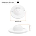 thumbnail image 2 of Unique Bargains 12Pack Adhesive Mini Caster Wheels, Swivel Universal Caster 360 Rotation Sticky Pulleys (White,Black), 2 of 7