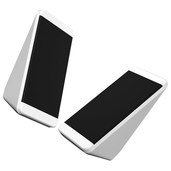 Hytrove 1Pair Compact USB Powered Laptop Speaker White External Pc Speaker with Clear Stereo Sound