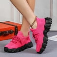 thumbnail image 3 of Dakaela Chaussures de Marche pour Femmes à Enfiler Espadrilles de Course Tennis 2025 Mode Décontractée Chaussures pour Femmes Rose 8.5, 3 of 8