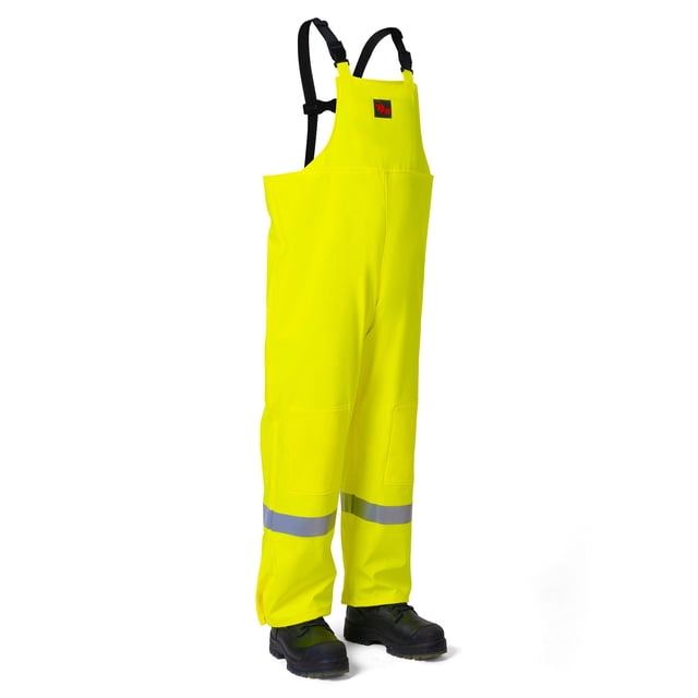 Forcefield Lightweight Fire Resistant (FR) Hi Vis Safety Rain Overalls