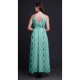 thumbnail image 4 of Bimba Robe Longue de Villégiature Imprimée pour Femmes avec Cordon, Bretelles Spaghetti, Tenue de Plage - Très Petit, 4 of 6