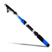 Amdohai 2.1M Portable Telescopic Fishing Rod Fiberglass Fishing Pole Travel Sea Fishing Spinning Rod