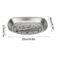 thumbnail image 2 of Outdoor Vintage Dining American Tinplate Fruit Tray Camping Tableware Snack Cake Barbecue Tableware Embossed Tinplate/ Home Essentials, 2 of 9