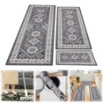 thumbnail image 2 of Kitchen Rugs Sets 3 Piece With Runner Non Washable Kitchen Mat For Floor Kitchen Rugs And Mats Carpet Runners For Hallways Kitchen Laundry, 2 of 9