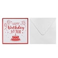 thumbnail image 2 of 3D Birthday Card with Music, Unique Foldable Light Up Celebration Card for Adults and Kids, 2 of 7