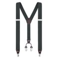 thumbnail image 1 of Buyless Fashion Suspenders for Men - 48" Elastic Adjustable Straps 1 1/4" - Y Shape, 1 of 7