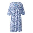 thumbnail image 1 of Silvert's Women's Hospital Gown, Blue Carnation, M, 1 of 2