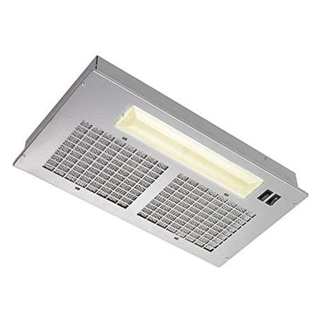 Broan Aluminum Power Pack Range Hood Insert, Exhaust Fan and Light Combo for Over Kitchen Stove, Silver, 8.0 Sones, 250 CFM