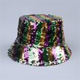 thumbnail image 1 of RANJIE Carnival Games Colorful Sequined Bucket Hat Shiny All Fashion Cowboy Bucket Hat Bucket Hat, 1 of 7