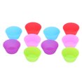 thumbnail image 3 of Fosa 10Pcs Silicone Muffin Cup Resuable Food Grade Cake Mold Cupcake For Home, 3 of 8
