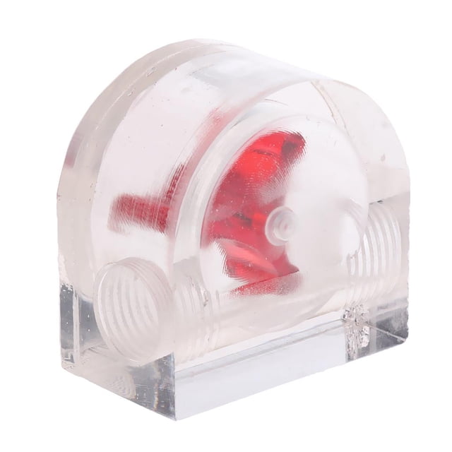 lionlar Acrylic Flow Meter G1/4 Thread Water Cooling System Indicat Computer #2 Red