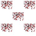 thumbnail image 3 of Langgg Paper Scraps Mini Heart Shape Wedding Accessory Plastic Material Confetti Tabletop Ornament for Valentine's Day red silver10mm 5Set, 3 of 6