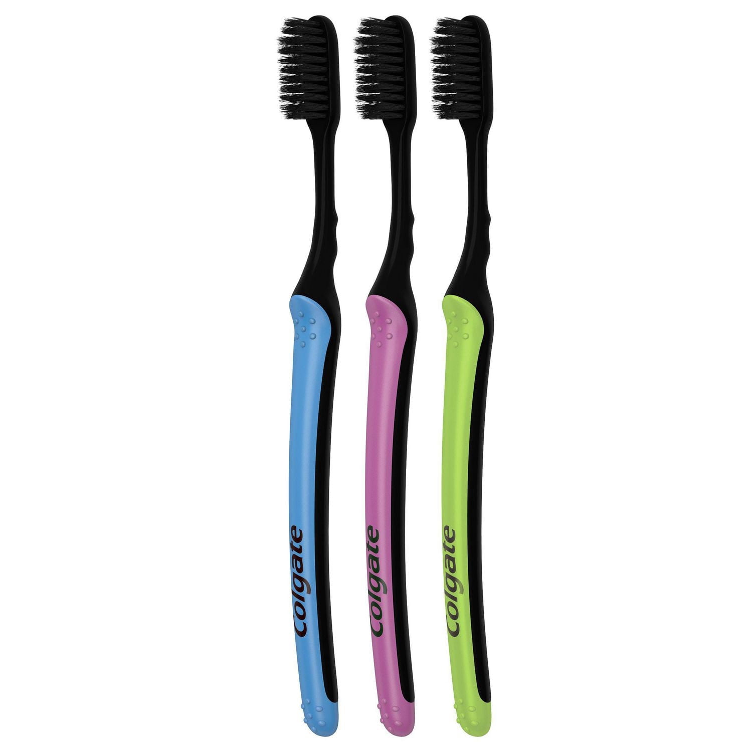 Colgate Slim Soft Brosse à Dents Anthracite Lot de 4