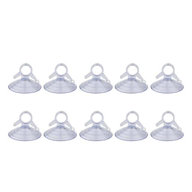 10Pcs Car Windshield Suction Cups PVC Sucker Holder Small Suction Cups for Home Clear