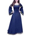 thumbnail image 2 of Medieval Dress for Women Renaissance Women Dress Fit Irregular Long Sleeve Cosplay Maxi Dress Maxi Dress Long Sleeve Renaissance Dress Women Long Sleeve Dress Maxi Dress Women, 2 of 5