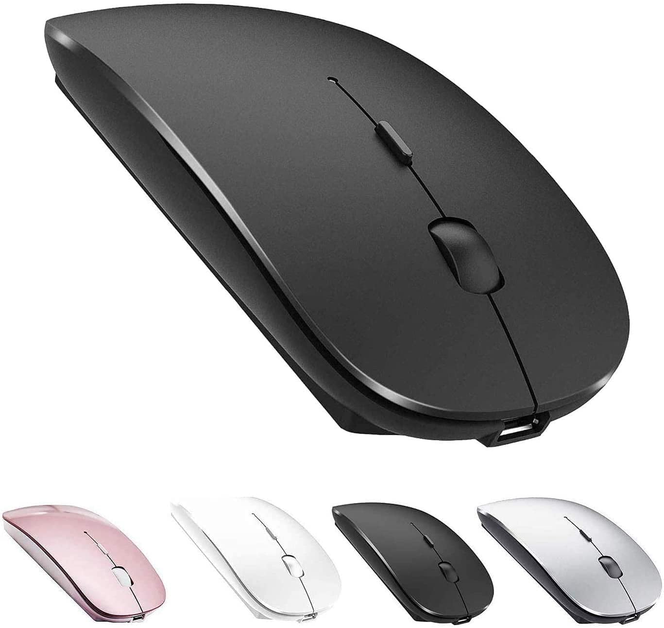 Bluetooth Mouse Rechargeable Wireless Mouse for MacBook Pro,Bluetooth Wireless Mouse for Laptop PC Computer