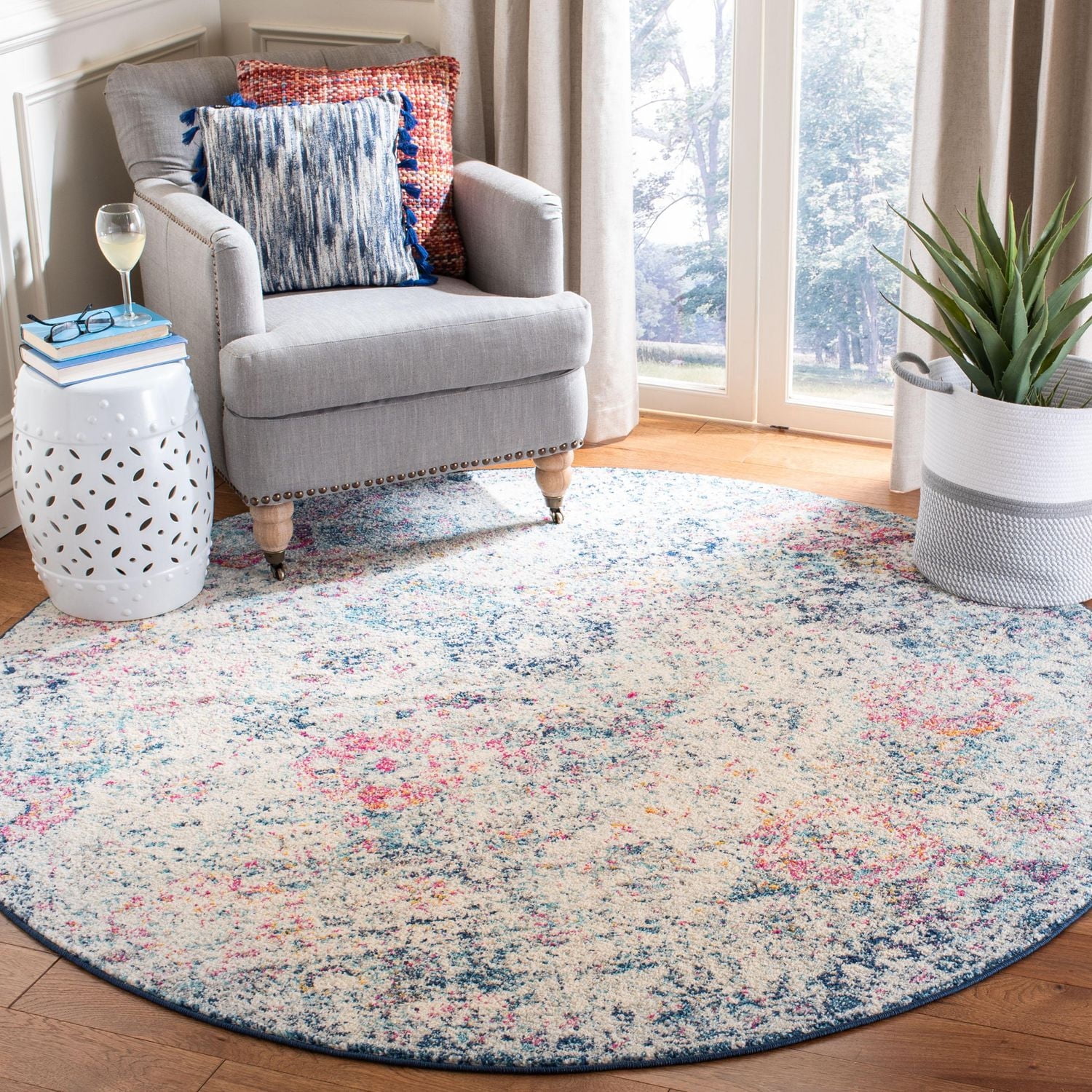 SAFAVIEH Madison Judith Tapis Géométrique Floral
