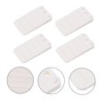 thumbnail image 4 of OULII 6Pcs Bed Foot Pads White Plastic Buffering Raising Pad for Sofa Leg, 4 of 8