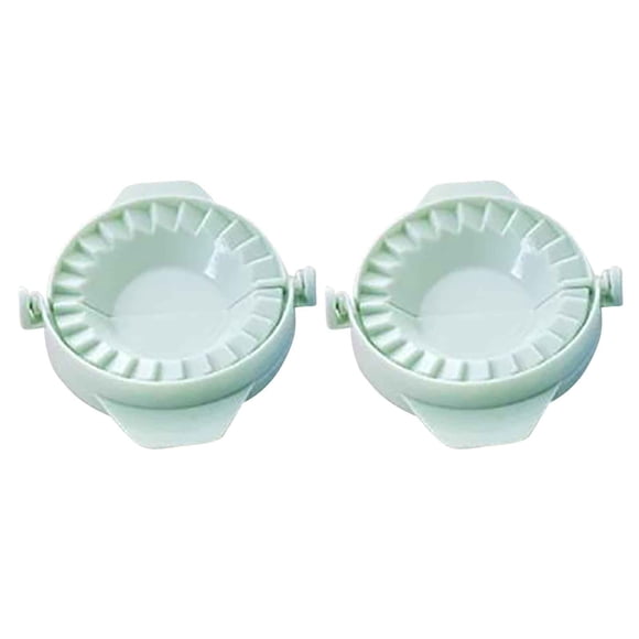 Plastic Dumpling Maker 2 Pack Manual Dumpling Mold for Pot Stickers Pastries Easy to Use Kitchen Gadget for Shaping Dumplings Small Kitchen Tool for Homemade Asian Dumplings 4.1*3 Inches