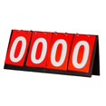 thumbnail image 4 of DYNWAVECA Tableau de Bord Score Gardien de la Compétition à 4 Chiffres Score Portable pour le Basket-Ball Intérieur et Extérieur Volley-Ball Rouge, 4 of 10