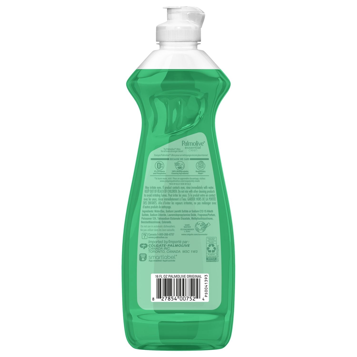 Savon à vaisselle liquide Palmolive Essential Clean, parfum Original - 473 ml