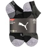 Puma Men’s Repreve Athletic Sock, 12-pair (Black)