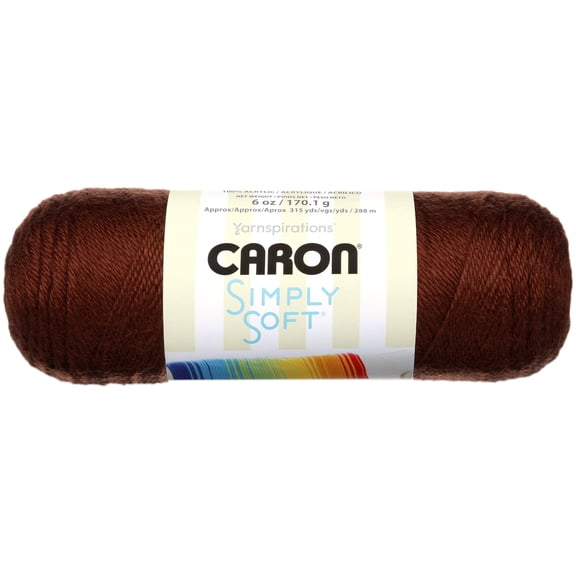 Caron® Fil Simply Soft®, Acrylique #4 Moyen, 6oz/170g, 315 Yards