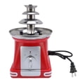 thumbnail image 2 of 3 Tier Mini Chocolate Fountain Machine, Electric Chocolate Fondue Fountain Machine, Chocolate Melting Machine for Melting Cheese, Candy and Liqueur for Birthday, Party, Wedding, 2 of 7