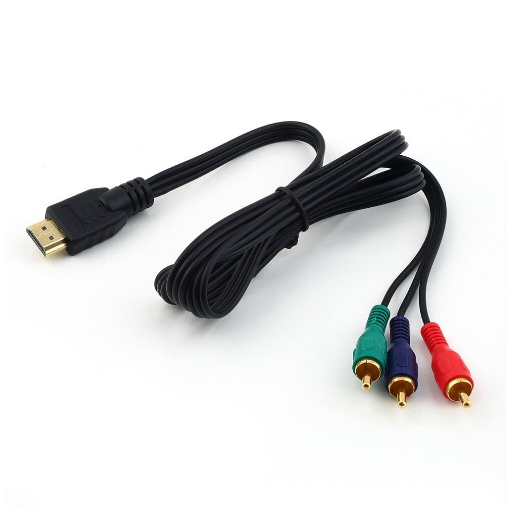 Audio AV Cable HDMI-compatible Male to RCA VGA Video Adapter Cord RCA Transmitter Cord TV 3-in-1 Computer Video Adapter