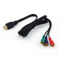 thumbnail image 1 of Audio AV Cable HDMI-compatible Male to RCA VGA Video Adapter Cord RCA Transmitter Cord TV 3-in-1 Computer Video Adapter, 1 of 9