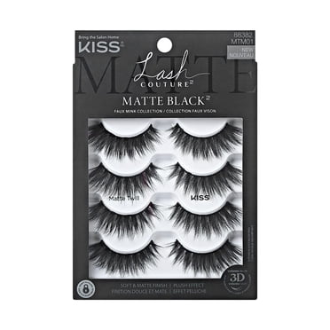 KISS Lash Couture Faux Mink Collection - Matte Twill - 4 Pairs