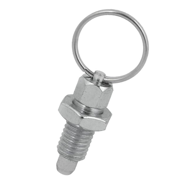 Maoww Piston d'Index avec Anneau, Ressort de Traction, Goupille de Verrouillage M6-3 en Acier Inoxydable