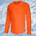 thumbnail image 1 of AherBiu Mens Long Sleeve Tops Crewneck Sun Protection Quick Drying Athletic Outdoor Breathable T Shirts, 1 of 4