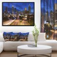 thumbnail image 4 of Design Art Atlanta Skyline Twilight Blue Hour Framed Canvas Art Print, 4 of 4