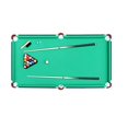 thumbnail image 3 of RACK Crux Table de Billard/piscine Pliante 55 Pouces (Vert), 3 of 5