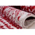 thumbnail image 3 of Verona Red Black Diamond Pattern Area Rug 5'2" x 7'5", 3 of 4