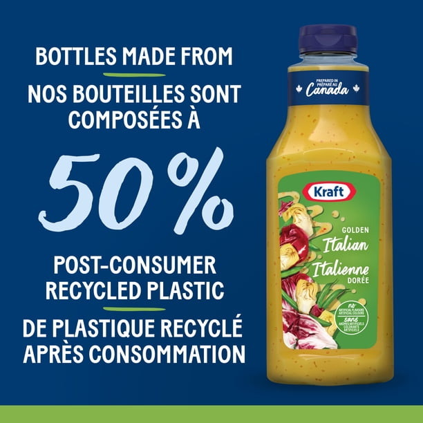 Kraft Golden Italian Salad Dressing, 425 mL Bottle