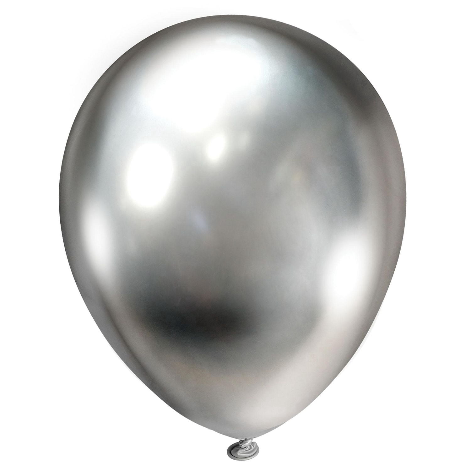 Way to Celebrate! 25ct Party Decoration and Accessories, Gold / Silver Foil Confetti Balloons, 30cm