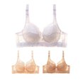 thumbnail image 2 of Amdohai Women Lace Bra with Underwire Thin Padded Plus Size Bras, 2 of 4