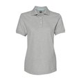 thumbnail image 2 of Women`s Advantage Performance Polo, 3XL, Light Grey Heather, 2 of 2