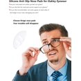 thumbnail image 5 of DROGO Silicone Eyeglass Nose Pads, Clear Rectangle Replacement Nose Pieces, Anti-Slip Plug-in Nose Pads, 5 of 5