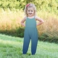 thumbnail image 5 of LSLJS Tout-Petit Girls Enfants Impression Jumpsuit Combinaison à Bretelles Summer Outfits Clothes, Girls' Jumpsuits & Rompers Summer Clothes, 5 of 5