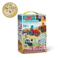 thumbnail image 3 of Melissa & Doug Blockables™ Farm Snap and Play, Mix and Match Connectable Wooden Building Blocks Play Set Toy for Preschool Boys And Girls (56 Pcs), 3 of 9