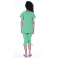 thumbnail image 2 of Moomaya Ensemble de Nuit pour Femmes Capri Coton 2 Pcs Chemises de Nuit, 2 of 6