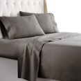thumbnail image 1 of HC COLLECTION Queen Sheet Set - Deep Pocket Bed Sheets - Extra Soft & Breathable - 4 PC Set Easy Care Machine Washable - Cooling Gray Sheets, 1 of 4