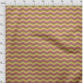 thumbnail image 3 of oneOone Silk Tabby Fabric Serpentine Stripe Print Fabric By Yard 42 Inch Wide, 3 of 4