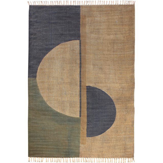 Casavani Eco-Friendly Handmade Cotton Area Rug,Brown 2.6x8Ft