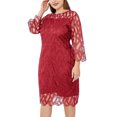 thumbnail image 3 of LSLJS Robe Mode Femme Aguichant Grande Taille Manches Longues Robe à Sequins, 3 of 5