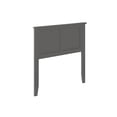 thumbnail image 2 of Atlantic Furniture AR286829 Tête de Lit Madison, Simple - Gris, 2 of 6